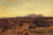 Samuel Colman Desert Encampment Spain oil painting artist